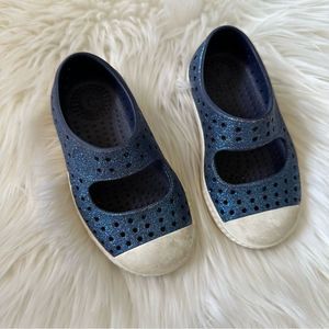 [Native] Blue Sparkly Mary Jane Shoe - Toddler Size 6
